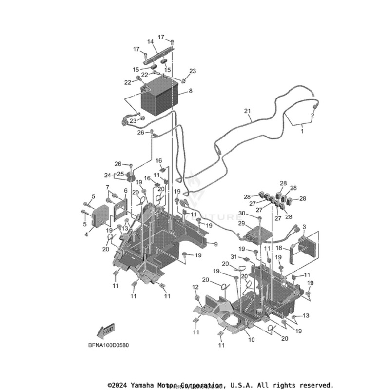 Engine Control Unit Assembly by Yamaha