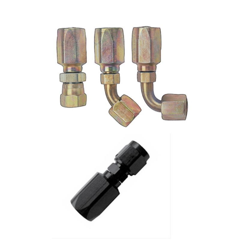 Fragola -6AN x 45 Degree Hose End – Power Steering