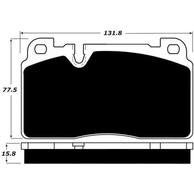 Porterfield Brake Pads for 2018 AUDI A6/A6 Quattro – 2.0T w/Brembo Calipers