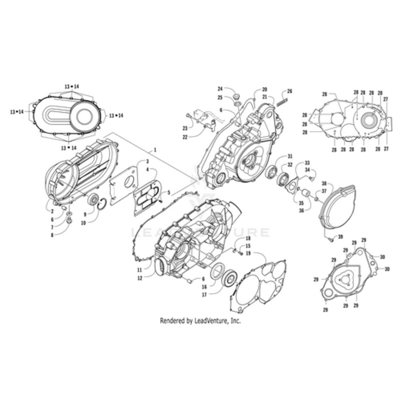 Retainer Cover Dampener Pad(Rb 0806-201) by Arctic Cat