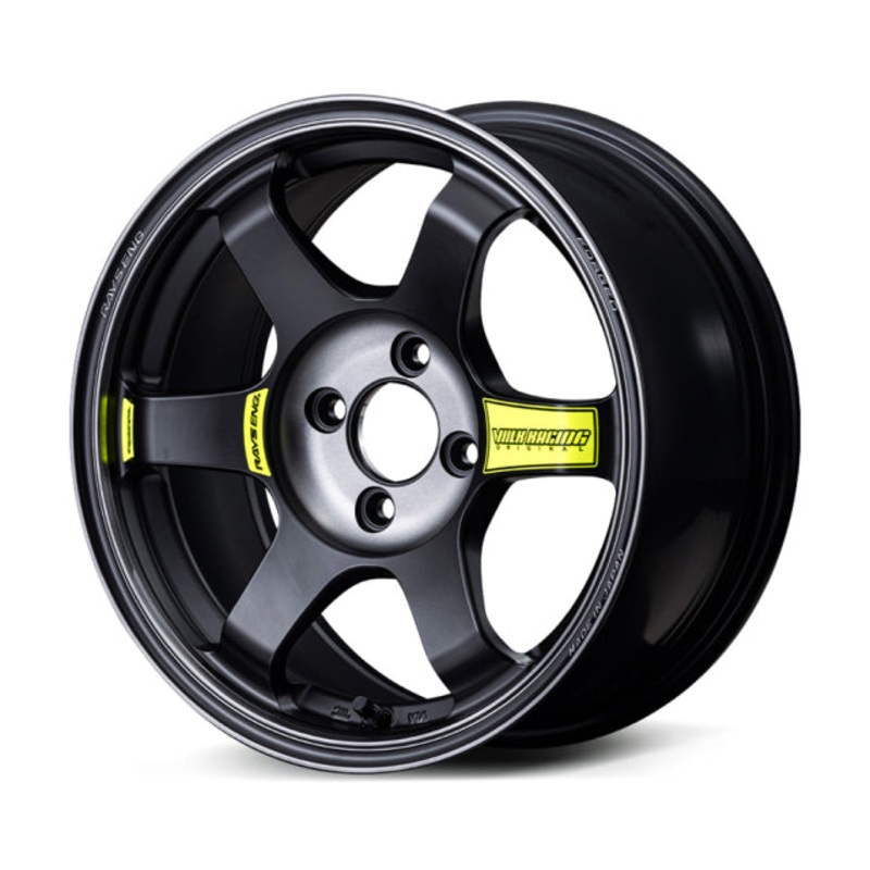 Volk Racing TE37 Saga SL M-Spec Wheel  – 15×7.0 +35 | 5×114.3 | Pressed Black