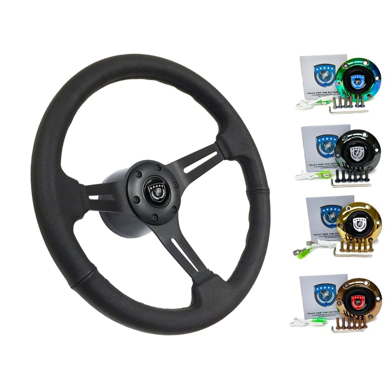 1987 BMW 6 Series Steering Wheel Kit | Black Leather | ST3060BLK