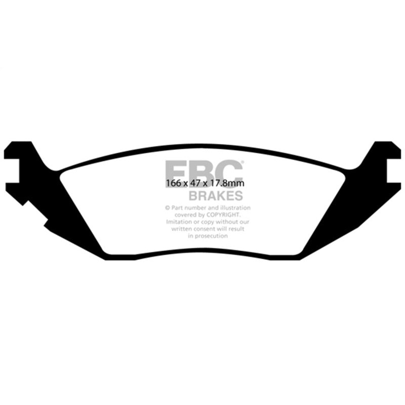 EBC 03+ Dodge B150 B1500 Cargo 1500 Van 1/2 Ton Ultimax2 Rear Brake Pads