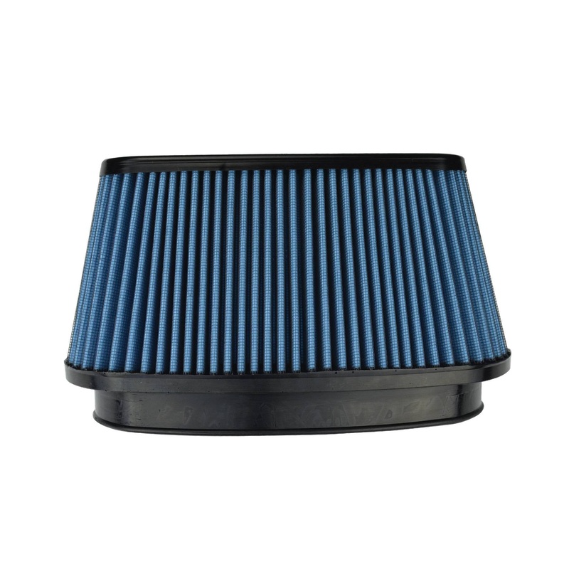 Injen NanoWeb Dry Air Filter 8.7×3.9in Oval ID / 10.4×5.6in OD / 4.75in Height / 7.9×3.1in Top