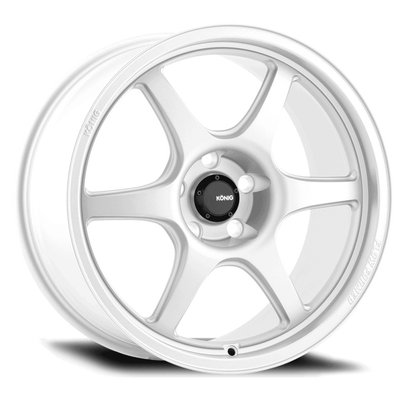 KONIG Hexaform Wheel – 18×9.5 +25 | 5×114.3 | Gloss White