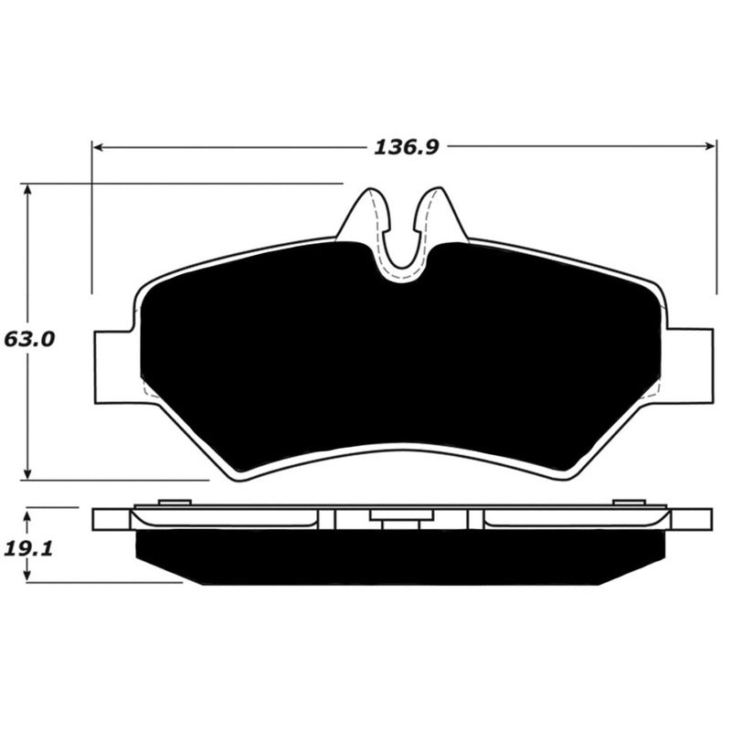 Porterfield Brake Pads for 2016 FREIGHTLINER SPRINTER 3500