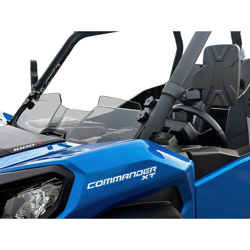 Can-Am Maverick Trail / Sport & Commander Stealth Tinted Hard Coated Short Windshield by Spike