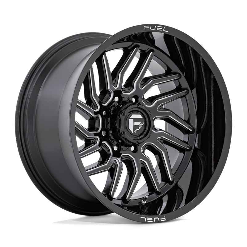Fuel Wheels D807 Hurricane 20″ 8×165.1 Gloss Black Milled