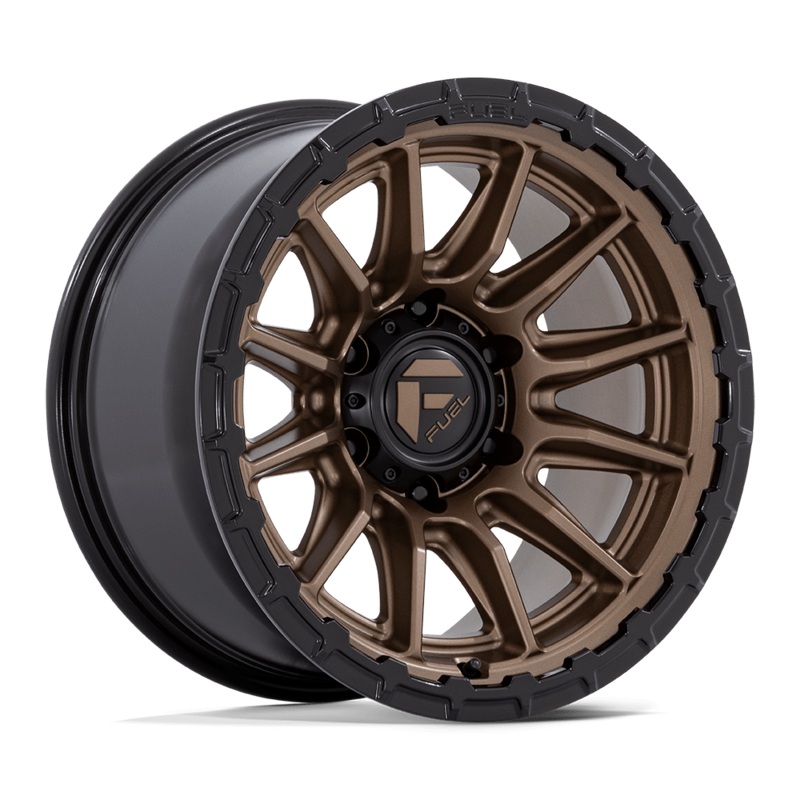 Fuel Wheels FC866 Piston 17″ 6×139.7 Matte Bronze W/ Gloss Black Lip