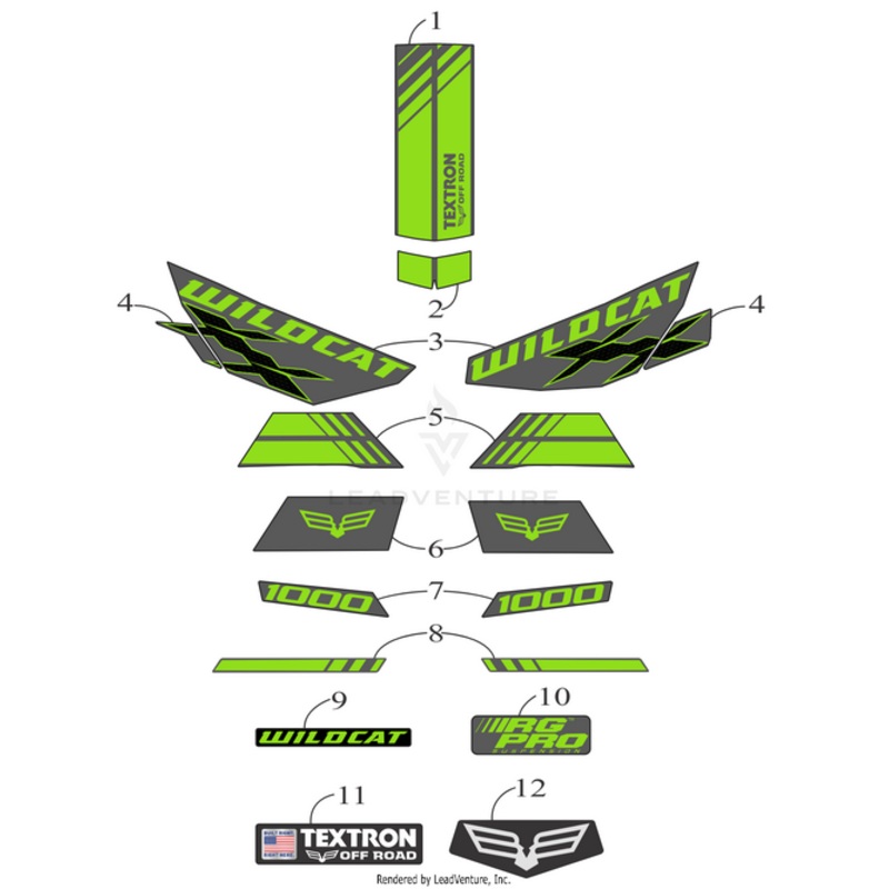 Rear Vent Decal-Right (Wc Xx) by Arctic Cat