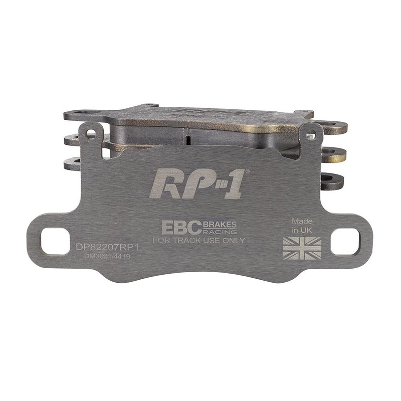 EBC Racing 13-15 Porsche 911 (991) GT3 (Cast Iron Disc Only) RP-1 Race Front Brake Pads