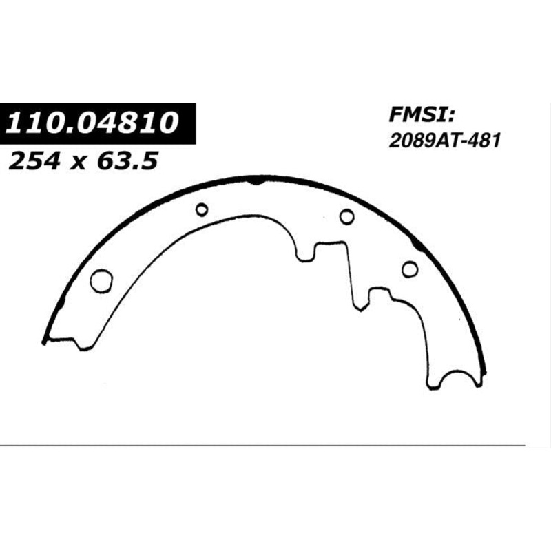 Porterfield Brake Shoes for 1983 LINCOLN TOWN CAR