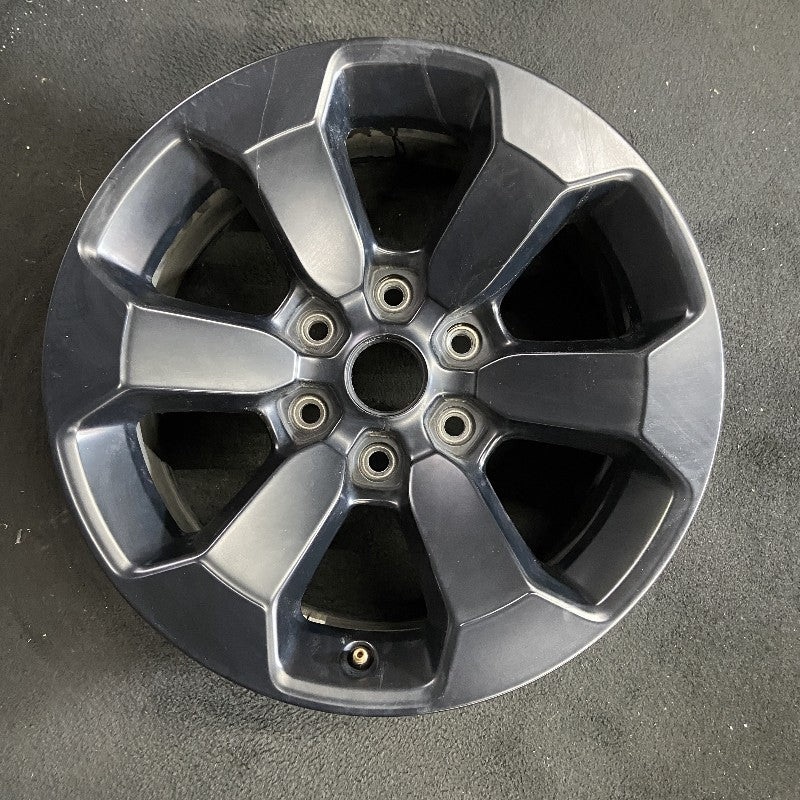 18″ DODGE 1500 PICKUP 20-21 6 lug 18×8 aluminum 6 spoke opt WBS black Original OEM Wheel Rim