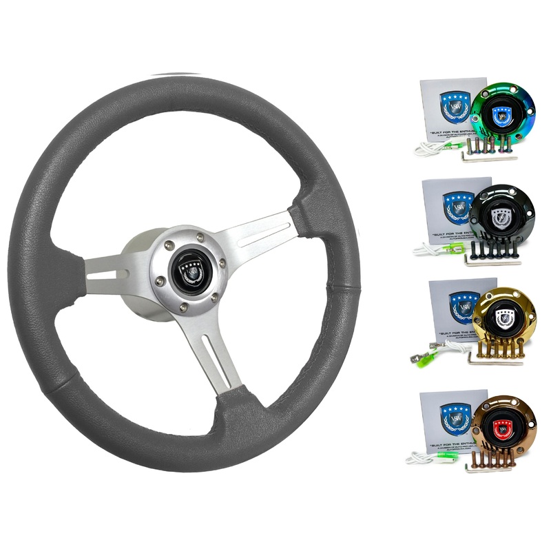 2000+ Toyota Tundra Steering Wheel Kit | Grey Leather | ST3014GRY