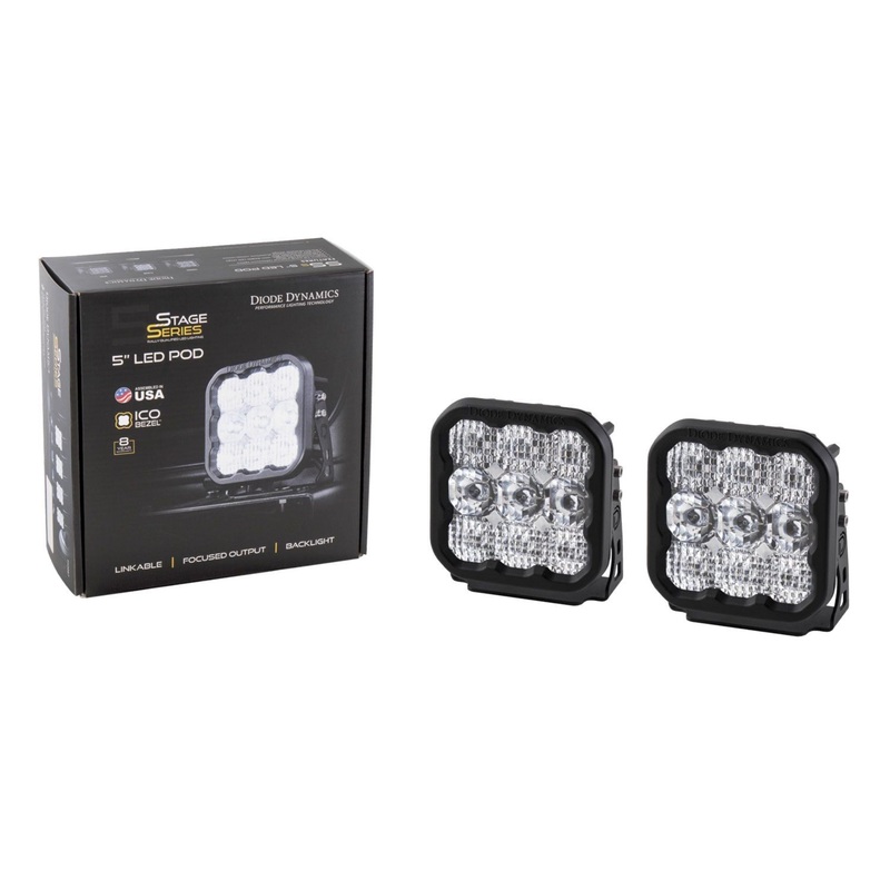 Diode Dynamics SS5 Lens Yellow Driving | Universal  (DD7222)