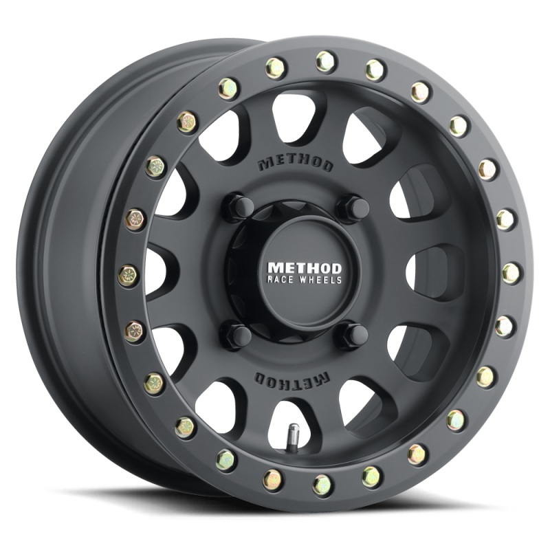 Method MR401 UTV Beadlock 15×7 / 5+2/38mm Offset / 4×156 / 132mm CB Matte Black Wheel