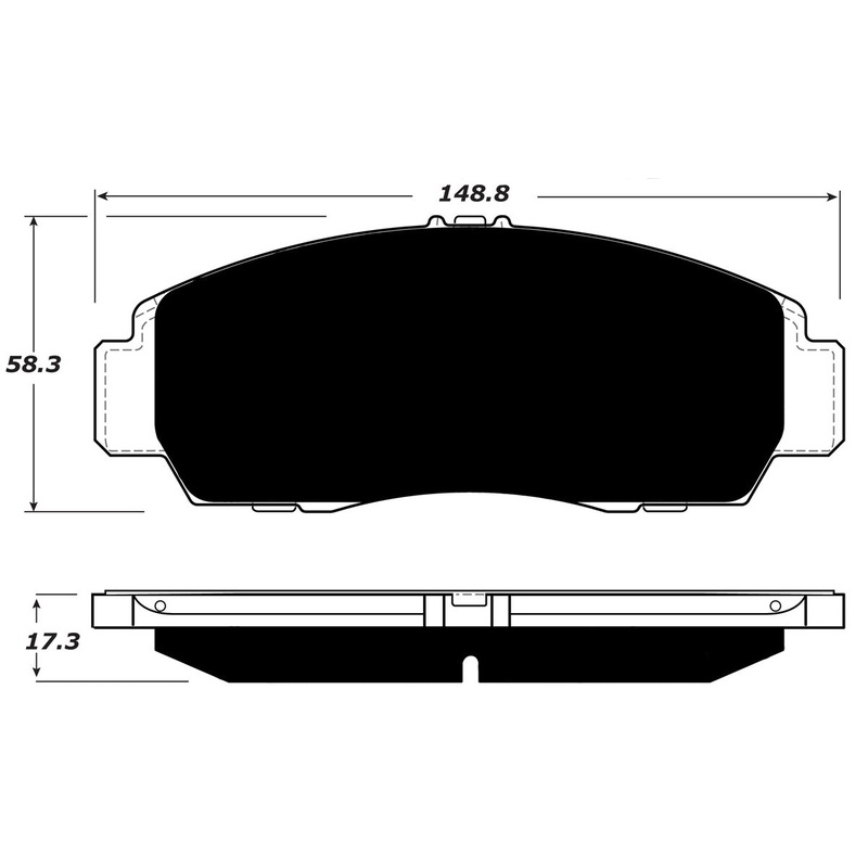 Porterfield Brake Pads for 2012 HONDA ACCORD Coupe 4 Cyl EX