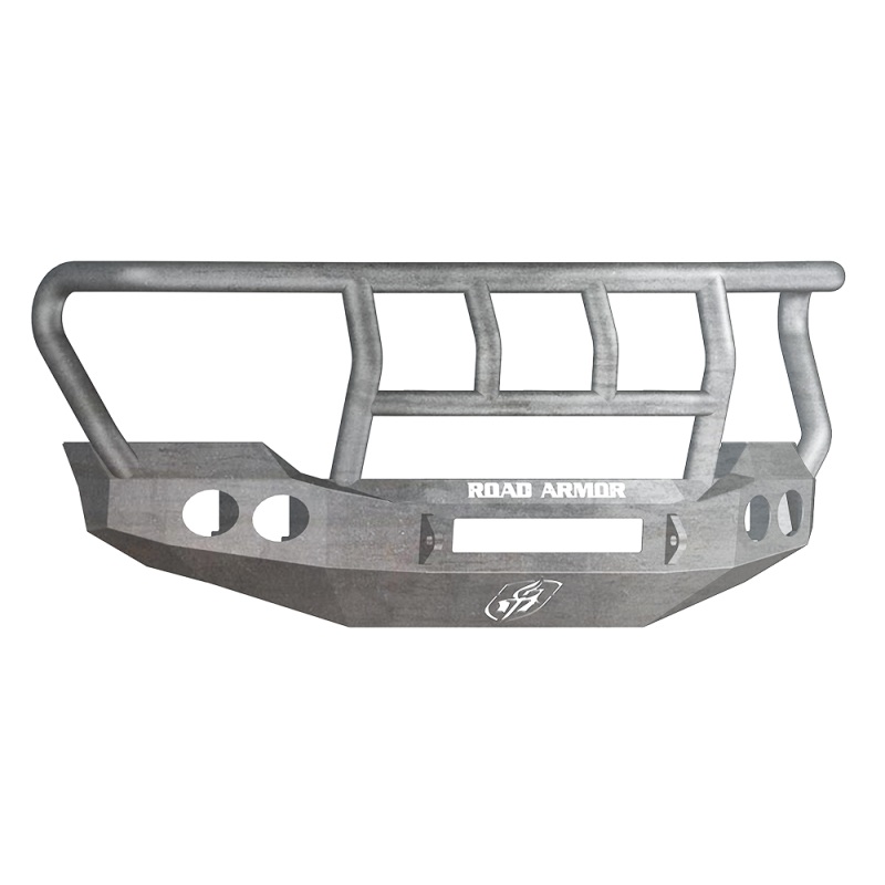 Road Armor 11-16 Ford F-250 Stealth Front Bumper w/Titan II Guard Standard Flare – Raw