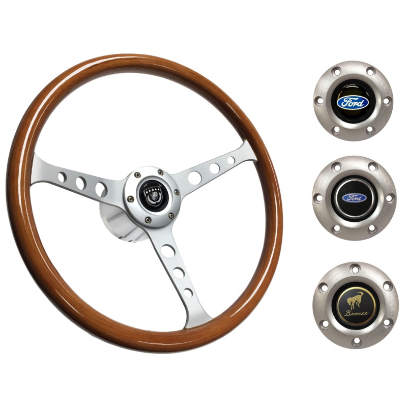 1966-72 Ford Bronco Steering Wheel Kit | Classic Wood | ST3578