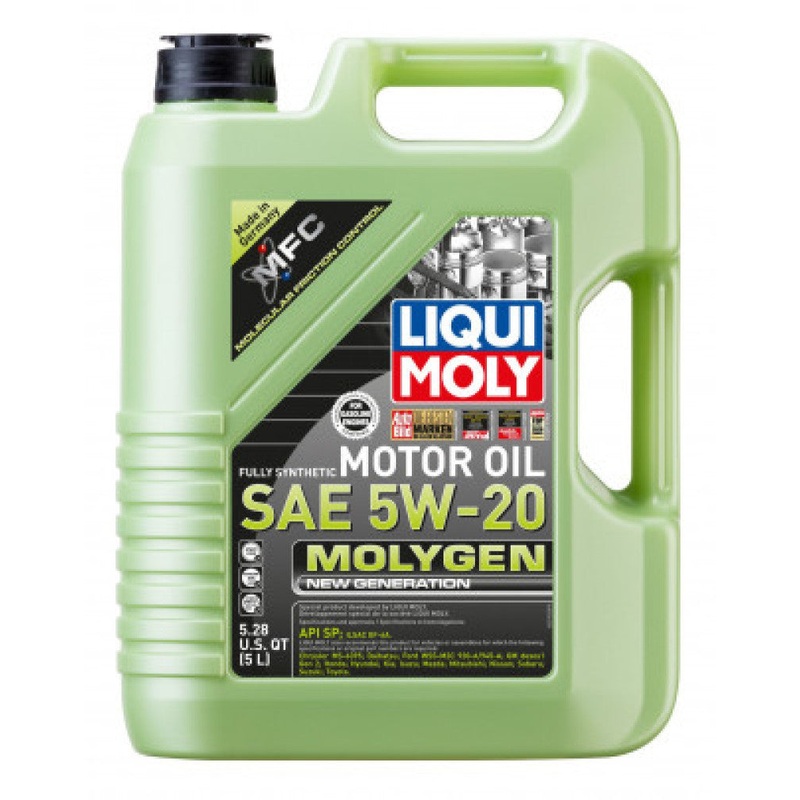 LIQUI MOLY 5L Molygen New Generation Motor Oil SAE 5W20