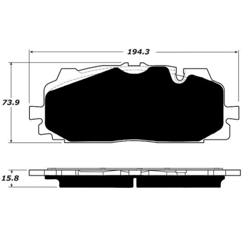 Porterfield Brake Pads for 2019 AUDI RS5
