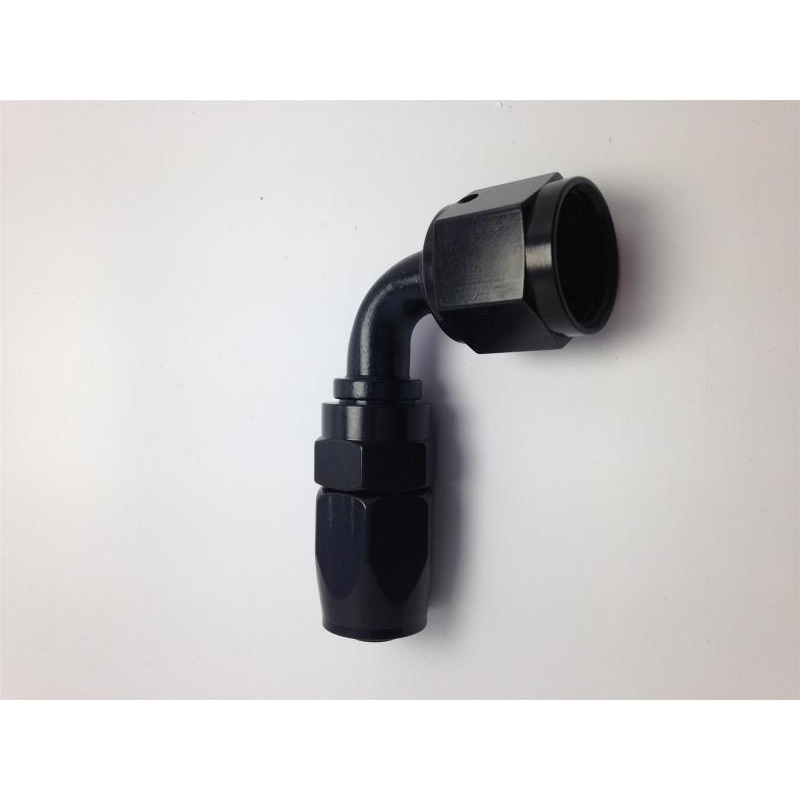 Fragola -16AN x 90 Degree Pro-Flow Hose End – Black