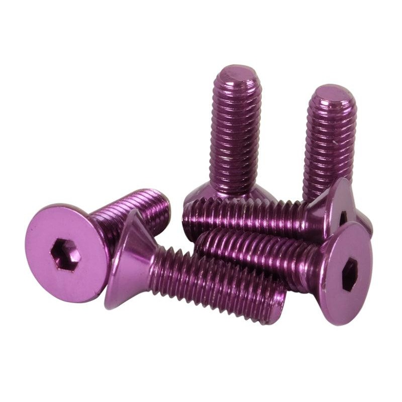 NRG Steering Wheel Screw Upgrade Kit (Conical) – Purple