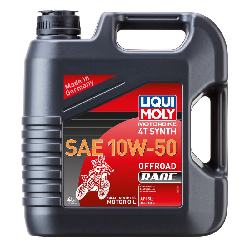 LIQUI MOLY 4L Motorbike 4T Synth SAE 10W50 Offroad Race