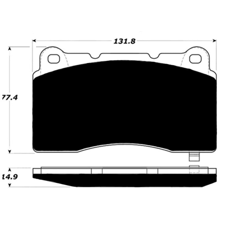Porterfield Brake Pads for 2006 SUBARU WRX Sti