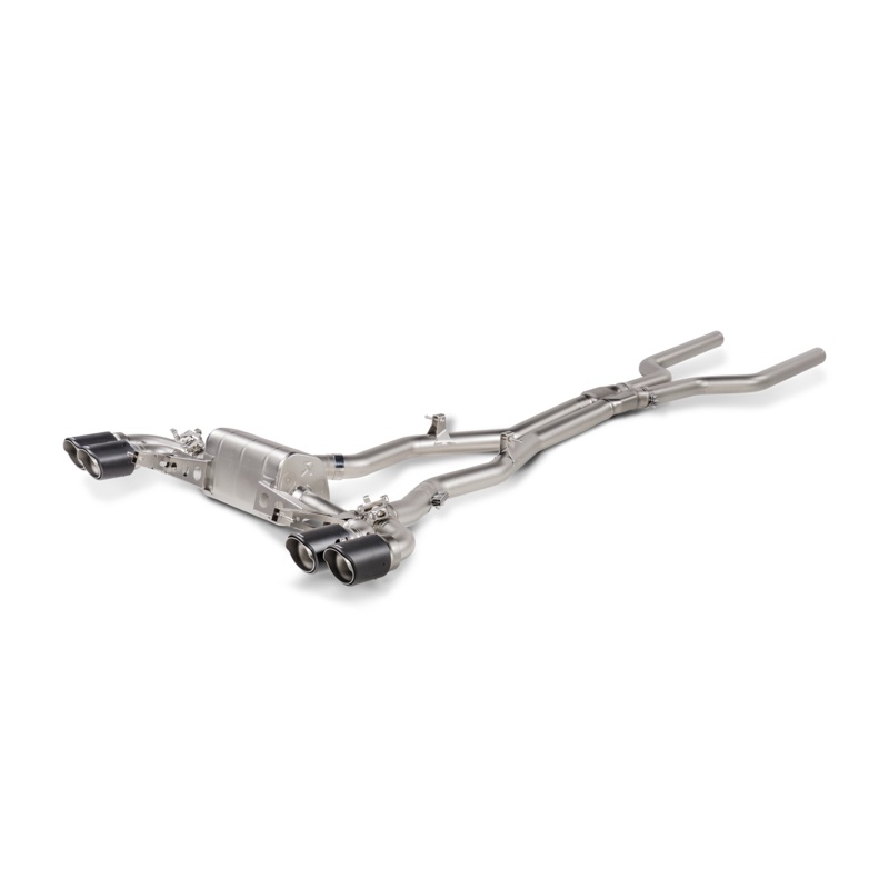 Akrapovic – 2021 BMW M8/M8 Competition (F93) Evolution Line Cat Back (Titanium) w/Carbon Tips