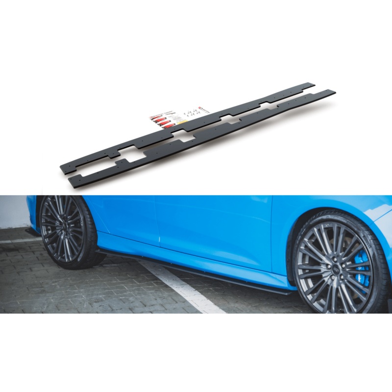 Maxton Design Racing Durability Side Skirts Diffusers – Ford Focus RS Mk3