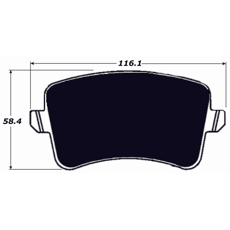 Porterfield Brake Pads for 2009 AUDI A5