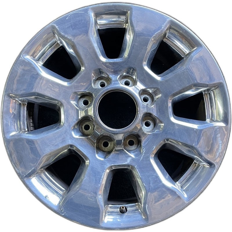 20″ FORD F250SD PICKUP 17 20×8 aluminum TPMS 8 spoke chrome 4″ center cap ID HC3C-1007-FA Original OEM Wheel Rim