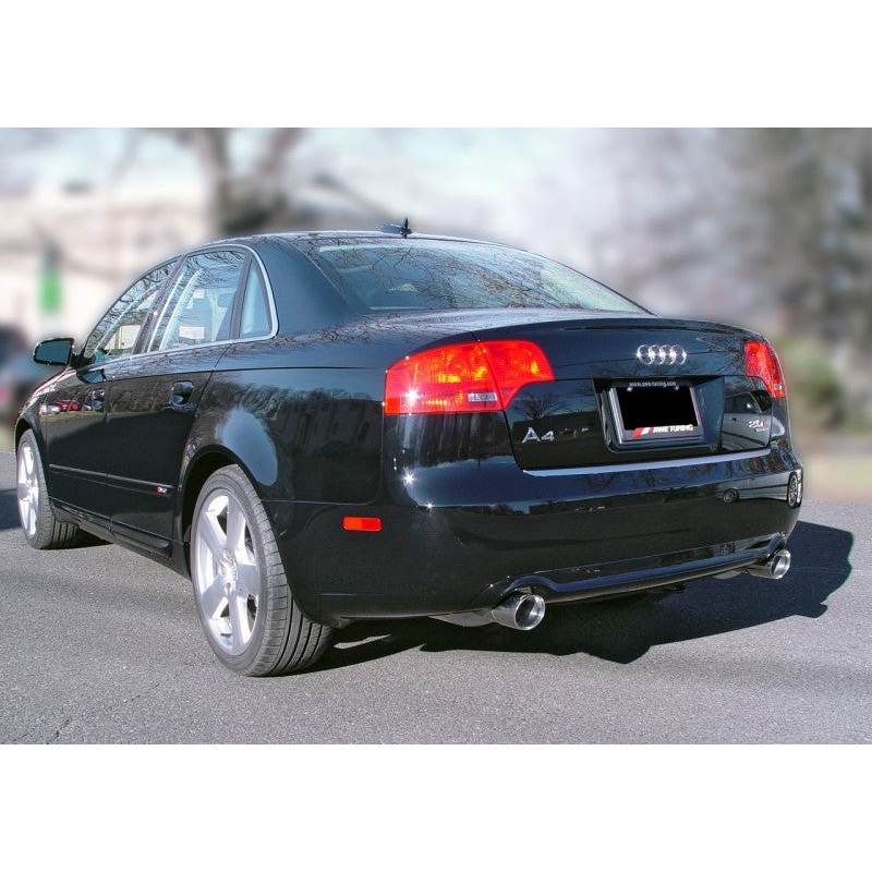 AWE Tuning Audi B7 A4 3.2L Touring Edition Dual Tip Exhaust – Diamond Black Tips
