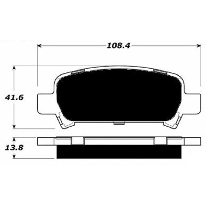 Porterfield Brake Pads for 1999 SUBARU Forester w/Rear Disc