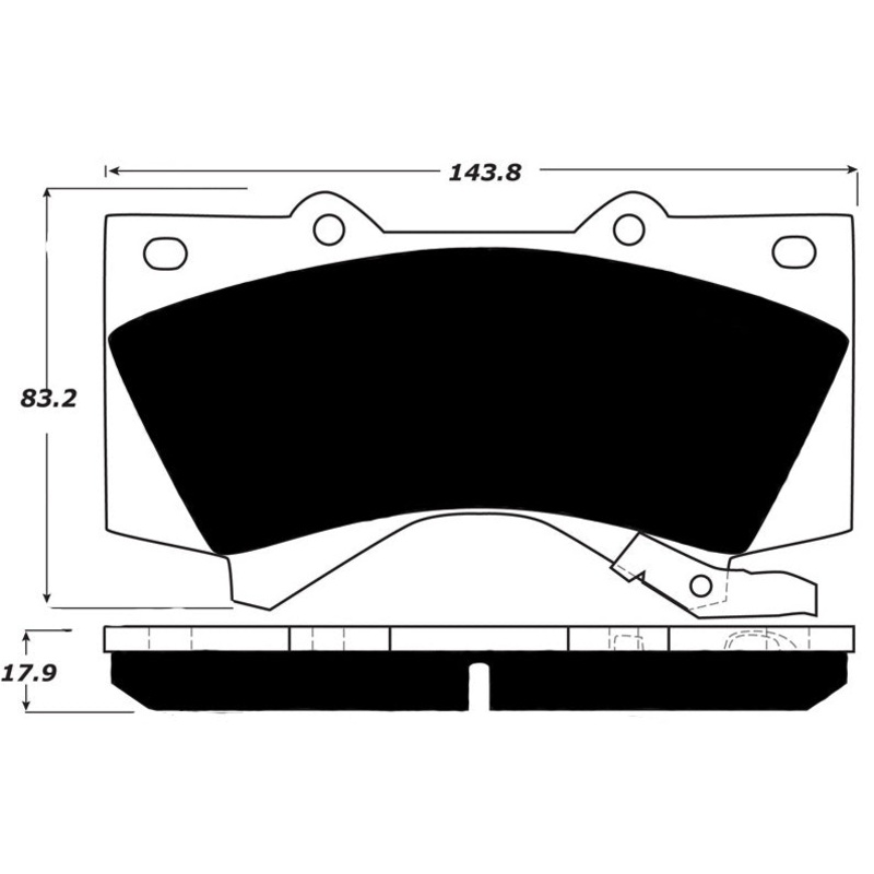 Porterfield Brake Pads for 2018 TOYOTA LANDCRUISER
