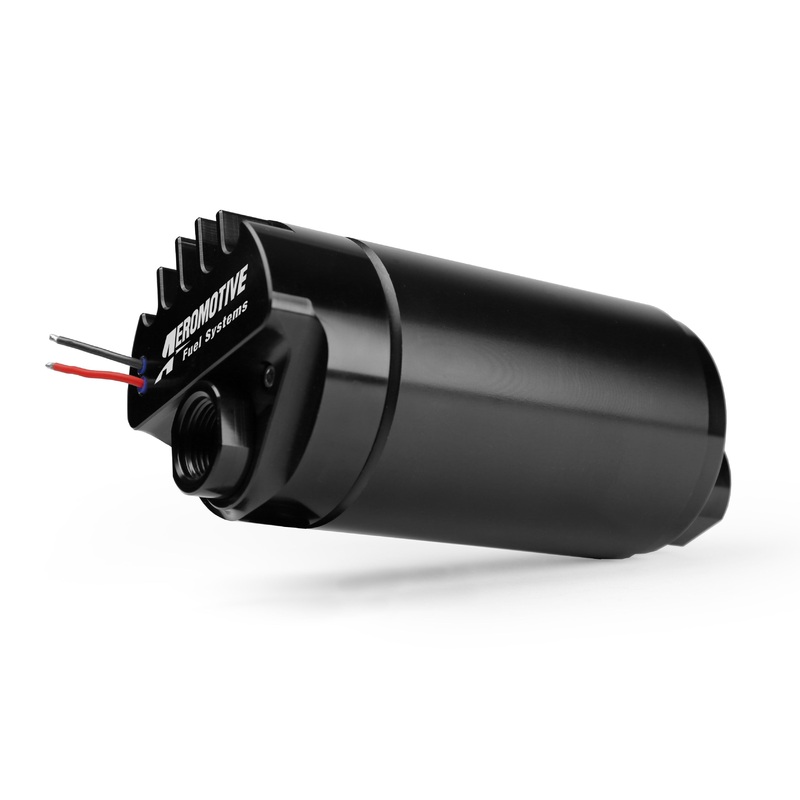 AEROMOTIVE Fuel Pump, In-Line, Brushless, Eliminator-Series (Includes T-Bolt Clamps For Mounting)