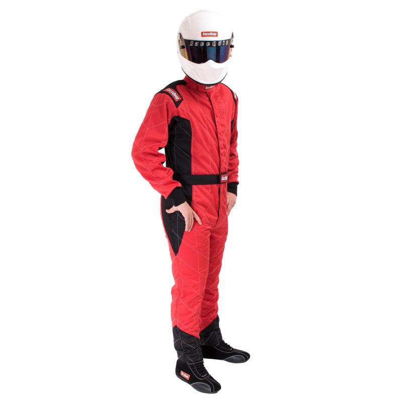 RaceQuip Red Chevron-5 Suit SFI-5 – XLG