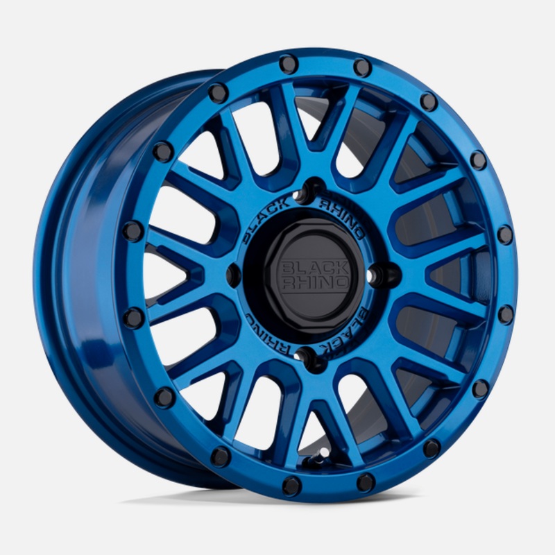 14×7.0 Black Rhino La Paz UTV Blue w/ Black Bolts