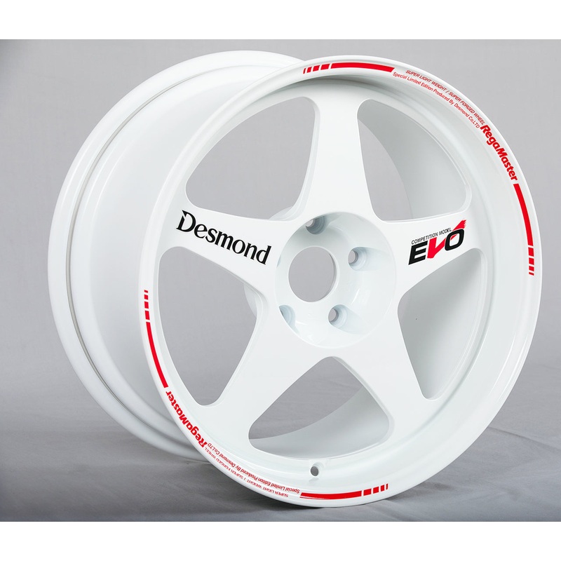 Desmond Regamaster EVO II 18×9.5 +22, 18×10.5 +22 Gloss White (SET)