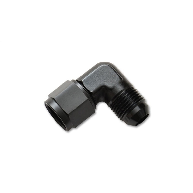 Vibrant -4AN Female to -4AN Male 90 Degree Swivel Adapter (AN to AN) – Anodized Black Only