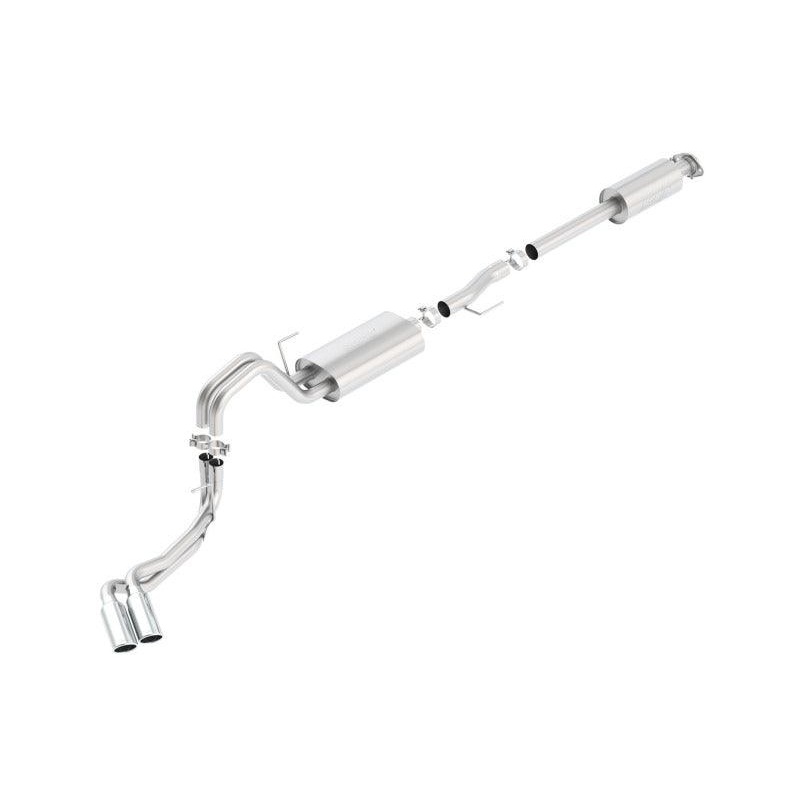 Borla 15-20 Ford F-150 3.5L EcoBoost Ext. Cab Std. Bed Catback Exhaust S-Type Truck Side Exit