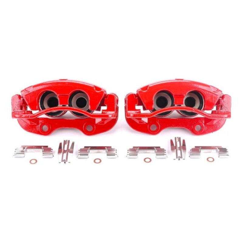 Power Stop 02-06 Cadillac Escalade Rear Red Calipers w/Brackets – Pair