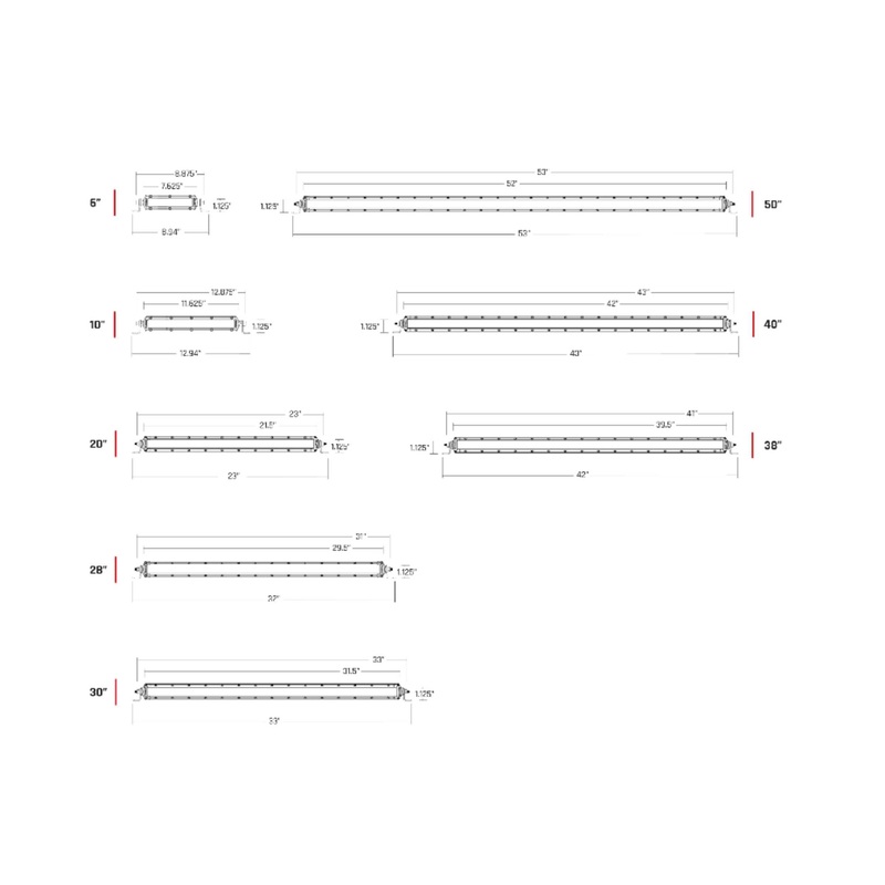 Rigid Industries Rigid SR-Series Pro LED Light – Spot/Flood Combo / 30in / Black Housing / Each (RIG930314)