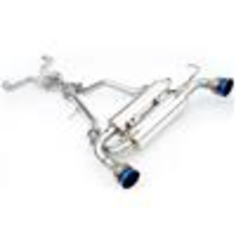 Invidia 09+ FX35 2/4WD Gemini Rolled Titanium Tip Cat-back Exhaust