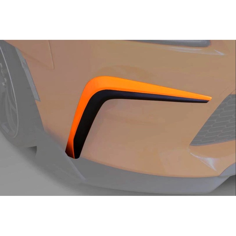TOM’S 2022+ GR86 Front Bumper Garnishes Unpainted | 52111-TZN80-Z