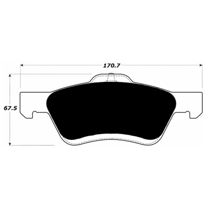 Porterfield Brake Pads for 2011 MERCURY Mariner