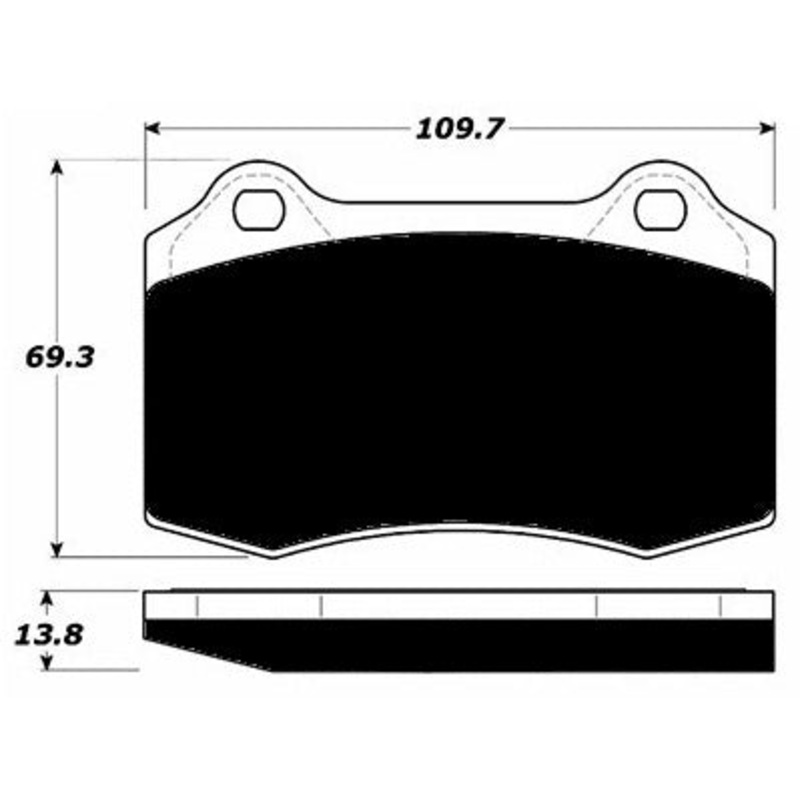 Porterfield Brake Pads for 2013 DODGE CHARGER SUPER BEE 6.4L HEMI SRT-8
