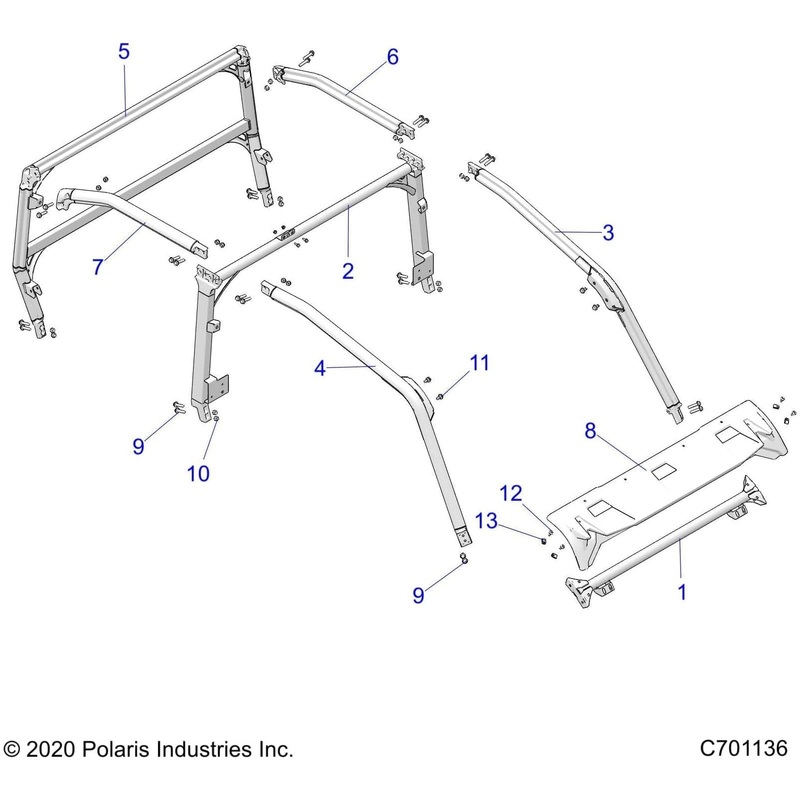 Weld-Rops,Front,Rh,Blk by Polaris