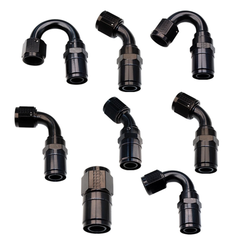 Fragola -4AN Race-Rite Crimp-On Hose End 45 Degree